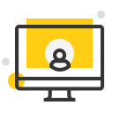 Computer screen icon